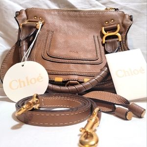 Chloe marcie leather satchel